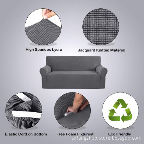Best selling amazon high stretch sofa cover I shape sofa slipcover